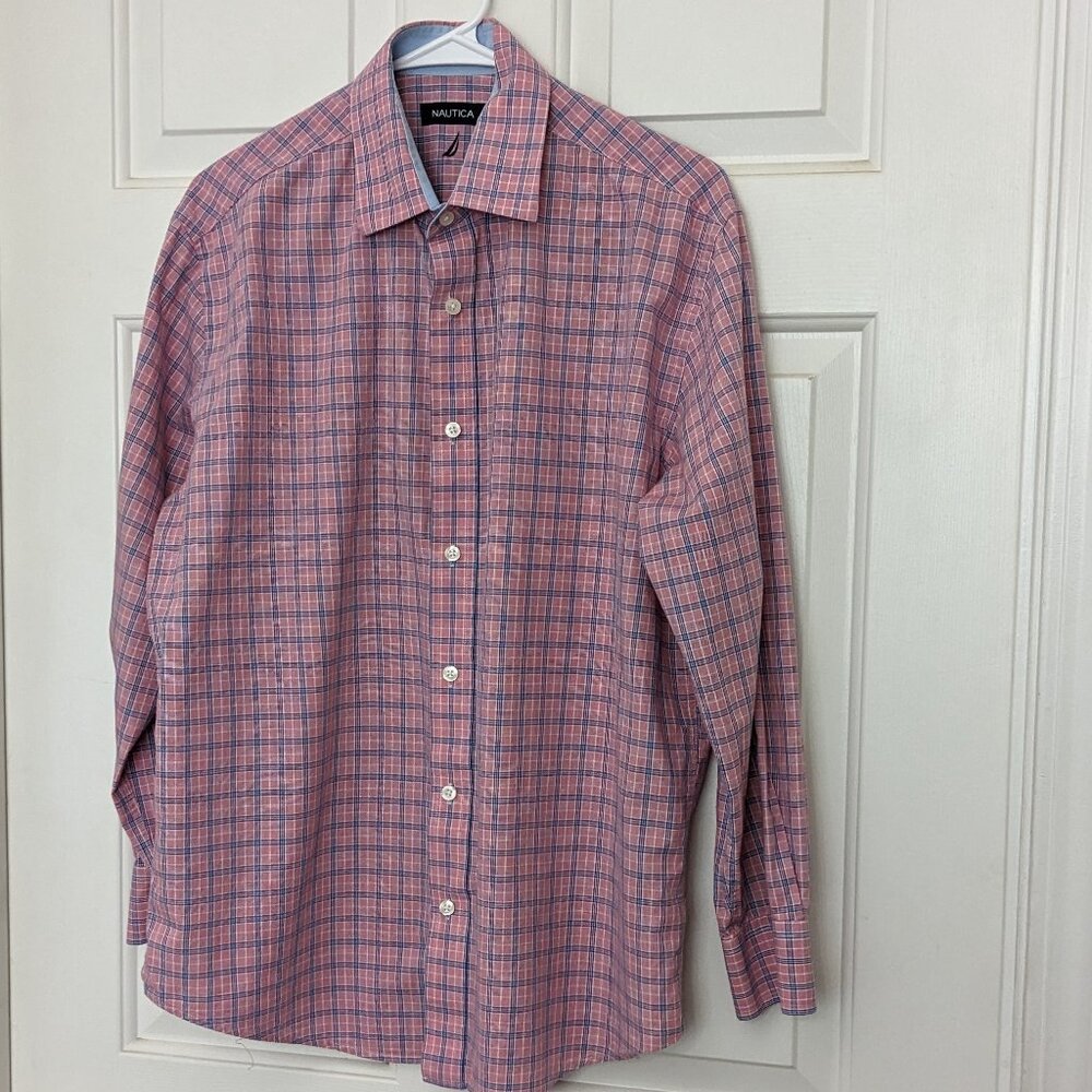 3 Shirts Men's Nautica Shirts Size M Multi-Color - Picture 4 of 7